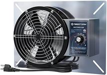 Abestorm 540CFM Crawlspace Ventilation Fans IP-55 Grade Basements Vent Fan 8.7 inches Ventilator Fan with Freeze Protection Thermostat Dehumidistat for Crawl Space Basement Attic Garage, Exhaust