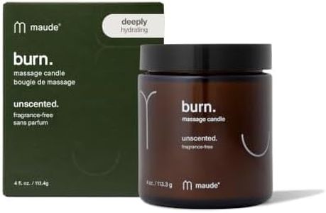 Maude Burn No. 0 - Unscented Jojoba Oil Massage Candle with Hydrating, Skin-Softening Soybean Oil - Paraben, Cruelty + Phthalate-Free Massage Oil Candle - Home + Self Care Gifts for Women & Men (2 oz)