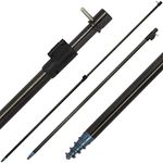 DNA LEISURE 2x 38 Inch Carp Fishing Bivvy Storm Pole Telescopic Aluminium Extendable With T-Bar NGT