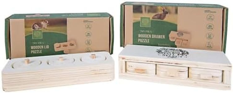 Small Pet Select- Wooden Lid & Drawer Puzzles Bundle