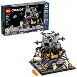 LEGO 10266 Creator Expert NASA Apollo 11 Lunar Lander Model Building Kit with Astronaut Minifigures, Collectible Home Décor Gift Idea