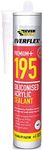 Everbuild Everflex 195 Premium+ Siliconised Acrylic Sealant – Mould Resistant – Permanently Flexible – Overpaintable – White – 300ml
