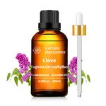 Clove Essential Oil 100% Pure & Natural Organic Aromatherapy Oil for Diffuser, Massage, Soap Making - 100ML