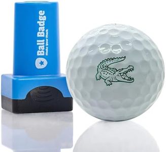 HODL 21 Ball Badge Golf Ball Stamp – Self-Inking Golf Marker, Quick-Dry & Waterproof – No Leaks, No Messy Refills – Durable, Reusable Golf Ball Stamper Golfing Gift & Accessory (Alligator)