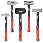 ABN 5 Piece Hammer Set - Forging Hammer Tool Set, Metal Working Tools and Equipment Pein and Sledge Hammer Tools