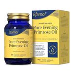 Efamol Evening Primrose Oil 500mg | Evening Primrose Oil High Strength | 90 Evening Primrose Capsules with Vitamin E | Menopause Vitamins | Primrose Oil Capsules to Discover Visibly Smoother Skin