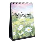 Anujarusiya | Wilderness desk calendar 2025 | Watercolor nature illustrations printed on Imported paper | 12 Months | Standing size 6"X 9.5"