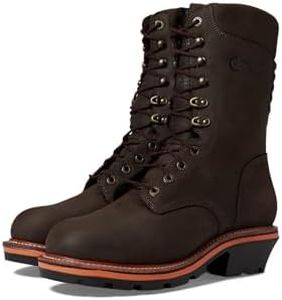 Chippewa Men's Thunderstruck 10" Waterproof Insulated Logger Work Boot Soft - Th1032, Brunette 1, 10