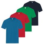 The Essentials Wardrobe Boys TEW 4 Pack T- Shirt - Assorted - 2-12/13 Years