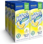 Wyler's Light Pitcher Packs, Water Drink Mix, Lemonade, 6 Boxes (36 Pitcher Packets)