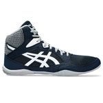 ASICS Kid's SNAPDOWN 3 Grade School Wrestling Shoes, French Blue/White, 10 US Big Kid