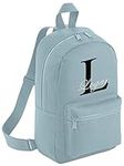 Personalised Boys Girls Backpack Rucksack Bag Mini School Nursery PE Any Name (Powder Blue - With Name)