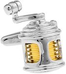 Fishing Reel Fisherman Rod Line River Fish Cufflinks