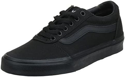 Vans Unisex Classic Slipon Sneaker, Canvas Black Black, 6