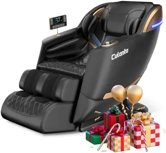 Culanta Massage Chair Full Body, Zero Gravity SL-Track Shiatsu Massage Recliner Chair with Body Scan, Airbags, Foot Rollers, Deep Yoga Stretch, Heating (U1-Black)