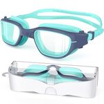 Zeligerstar kids swim goggles, Swimming Goggles for Kids 4-16, Anti Fog&UV Adjustable Clasp Pool Goggles for Child Teens Youth