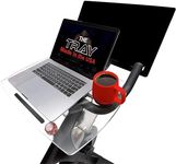 TFD The Tray | Improved Tray for Peloton Bike (orginals) - Work & Ride with Your Phone, Laptop, Book or Tablet (Tray Original, Acrylic Clear)