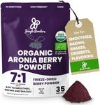 Jungle Powders Freeze Dried Organic Aronia Black Currant Powder