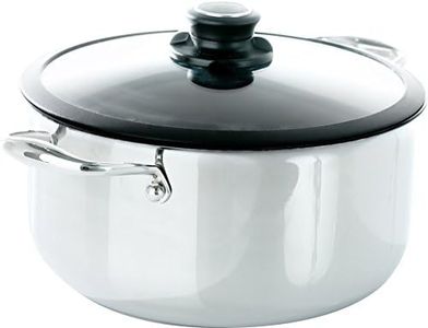 Black Cube Quick Release Hybrid Cookware Stockpot with Lid - 11-Inch/7.5 Quart Induction Cooking Pot - Induction Cookware