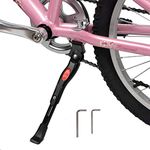 Bike Kickstand Adjustable Kids Bike Kickstand for 20-22inch Center Mount Bicycle Kickstands Bike Stand Mountain Bike/Road Bicycle/Adult Bike/Sports Bike