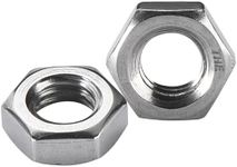 Bolt Dropper - Hex Nuts Thin - 5/16"-18-304 - Set of 100 - Secure Nut - Machine Nuts - Metric Nuts - Hardware Nuts - 3/8 Nuts