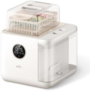 eufy S1 All-in-One Baby Bottle Washer, Sterilizer and Dryer, 10-Bottle Capacity, 3D HydroBlast Cleaning, 212°F Steam Sterilizer, Smart App Control, Hands-Free