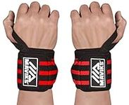 Gym Wrist Wraps Weightlifting Men & Women with Thumb Loop Gym Wrist Straps Weightlifting for CrossFit, Powerlifting, Strength Training, Bodybuilding