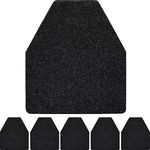 Nuanchu Nonslip Urinal Mats Urinal Floor Mats Water Absorption Urinal Mat Bathroom Urinal Floor Pads for Men's Bathroom Restroom(Black, 6 Pieces)