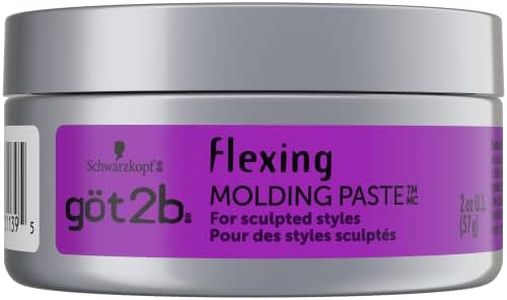 Got2b Flexing Molding Paste for Sculpted Hair Styles, 57 Grams (Pack of 1)