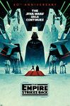 Trends International Star Wars: The Empire Strikes Back - 40Th Anniversary Wall Poster, Premium Unframed Version, 22.375" x 34"