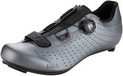 Fizik R5 Carbon Reinforced Microtex Road Cycling Shoes Fine Fit Metal Black