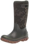 bogs Women's Whiteout Snow Boot, Dark Green, 9 UK