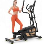 Elliptical Cross Trainer For Home, Elliptical Machine with 16 Levels Quiet Resistance, LCD Monitor via Bluetooth APP, 17.7IN Stride, Newly Upgraded Cross Trainer 3 in 1 Fitness Max Weight 330 LBS