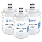 Refresh Replacement Refrigerator Water Filter for Whirlpool EDR7D1, Maytag UKF7002AXX, UKF7003AXX, WF-UKF7003, WF288 and EveryDrop Filter 7 (3 Pack)