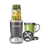 NutriBullet 600 Superfood Nutrition Extractor, Blender & Mixer System (8-Piece Set), Silver