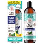 GuruNanda Farmed Mint Oil Pulling Mouthwash for Complete Oral Hygiene, 7 Essential Oils & Vitamins for Happy Teeth & Gums & Fresh Breath, Alcohol-Free, (237ml)