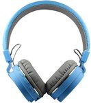 R K Trading® Blue Colored Bluetooth Headphone with Mic | Memory Card Slot | Great for Running | Gyming | Travel | Gaming | Other Outdoor and Indoor Purpose