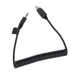 Camera Shutter Cable, MC-DC2 0.5m Camera Remote Shutter Release Connecting Cord Cable for Nikon 7100,D7200,D7000,D5100,D5000,D3200,D90,Df,D750,D610,D7100,D7000,D5300,D5200,D5000,D3300, etc(3.5mm-N3)