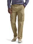 Lee Men's Wyoming Relaxed Fit Cargo Pant, Kc Khaki Ripstop, 38W x 32L