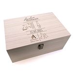 ukgiftstoreonline Personalised Baby Rabbit Memories Keepsake Box