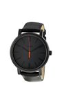 Timex Originals Quartz Watch with Black Dial Analogue Display and Black Leather Strap T2N794PF