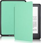 Solid Color Case for Kindle Voyage Released in 2014, Not Suitable for Other Devices. Cross Texture Protective Case with Automatic Wake-Sleep Function