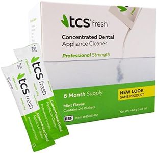 TCS Concentrated Cleaner ~ 6 Months Supply for Flexible Dentures, Retainers and Dental Appliances