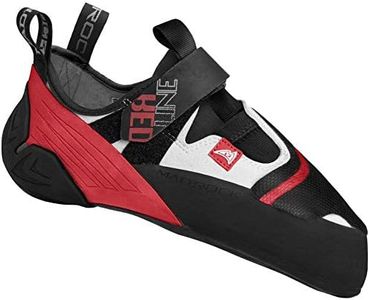 Mad Rock Redline Strap Climbing Shoe, Red/Black/White, 8.5