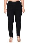 Danbro Jeggings for Women | Slim Fit | Plus Size | high Waist | Stretchable Denim | Black_46