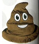 DOMAGRON Fake Emoji Poop Hat