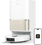 DREAME L50 Ultra Robot Vacuum and Mop White, 19,500Pa Suction, with Auto-Empty and Mop Self-Cleaning, Precise Obstacle Avoidance, HyperStream Detangling DuoBrush