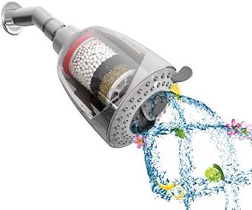 WaterScience Aromatherapy Shower Filter for Bathroom | Replaceable Aroma Pads with Natural Essential Oils (Pack of 10) | 5 Unique Fragrances & Hard Water Protection | India's 1st Aroma Shower Filter
