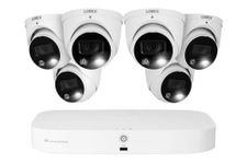 Lorex N4K2SD-86WD-2 4K 8-Channel Fusion NVR System with 6 Smart Deterrence and Mask Detection Security Cameras