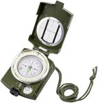 Aosdc Compass Hiking Compass Navigation, Compass, Pocket Compass, Waterproof Shockproof Military Compass for Hiking, Climbing Biking Exploring Geology, Outdoor Activities